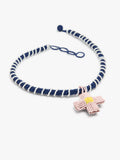 Collar De Abalorios De Vidrio Con Colgante