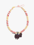 Collar De Abalorios De Vidrio Con Colgante