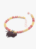 Collar De Abalorios De Vidrio Con Colgante
