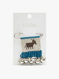 Broche Horizontal Con Abalorios Y Cascabeles