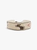 Pulsera Ancha Con Abalorios