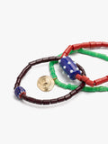 Set De Pulseras Elásticas Cuentas De Vidrio