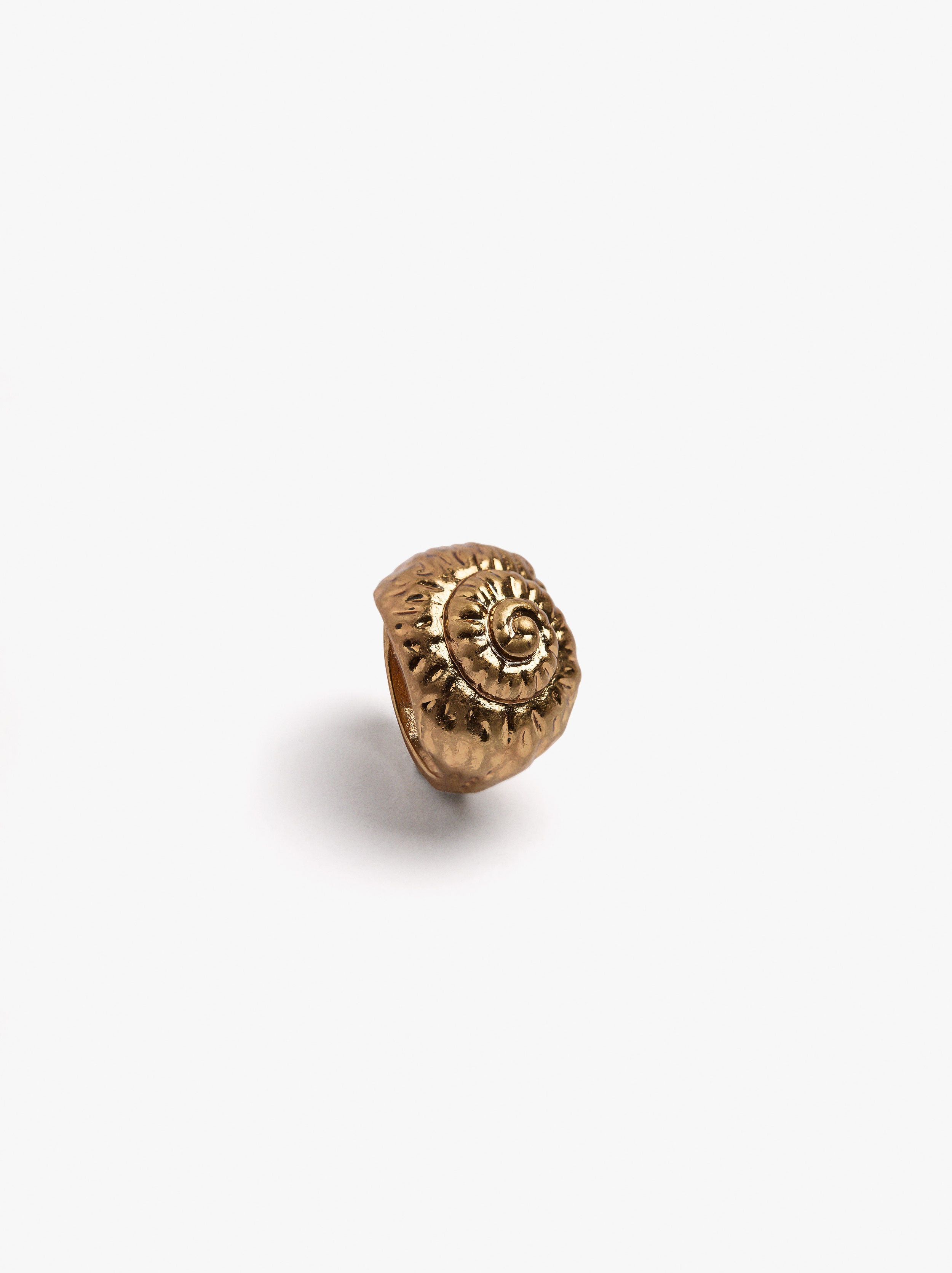 Anillo Con Caracol Espiral
