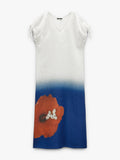 Vestido Midi Con Estampado Flor