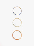 Set De Pulseras Rígidas Con Abalorios De Vidrio