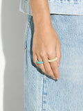 Set De Anillos Con Abalorios De Vidrio