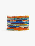 Set De Pulseras Elásticas De Abalorios Multicolor