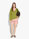 Jersey De Punto Con Cuello En Pico
