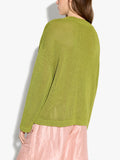Jersey De Punto Con Cuello En Pico