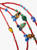 Multicollar Con Cuentas De Vidrio Y Máscaras