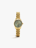 Reloj Redondo Con Pulsera De Acero Inoxidable