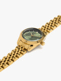 Reloj Redondo Con Pulsera De Acero Inoxidable