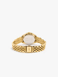 Reloj Redondo Con Pulsera De Acero Inoxidable