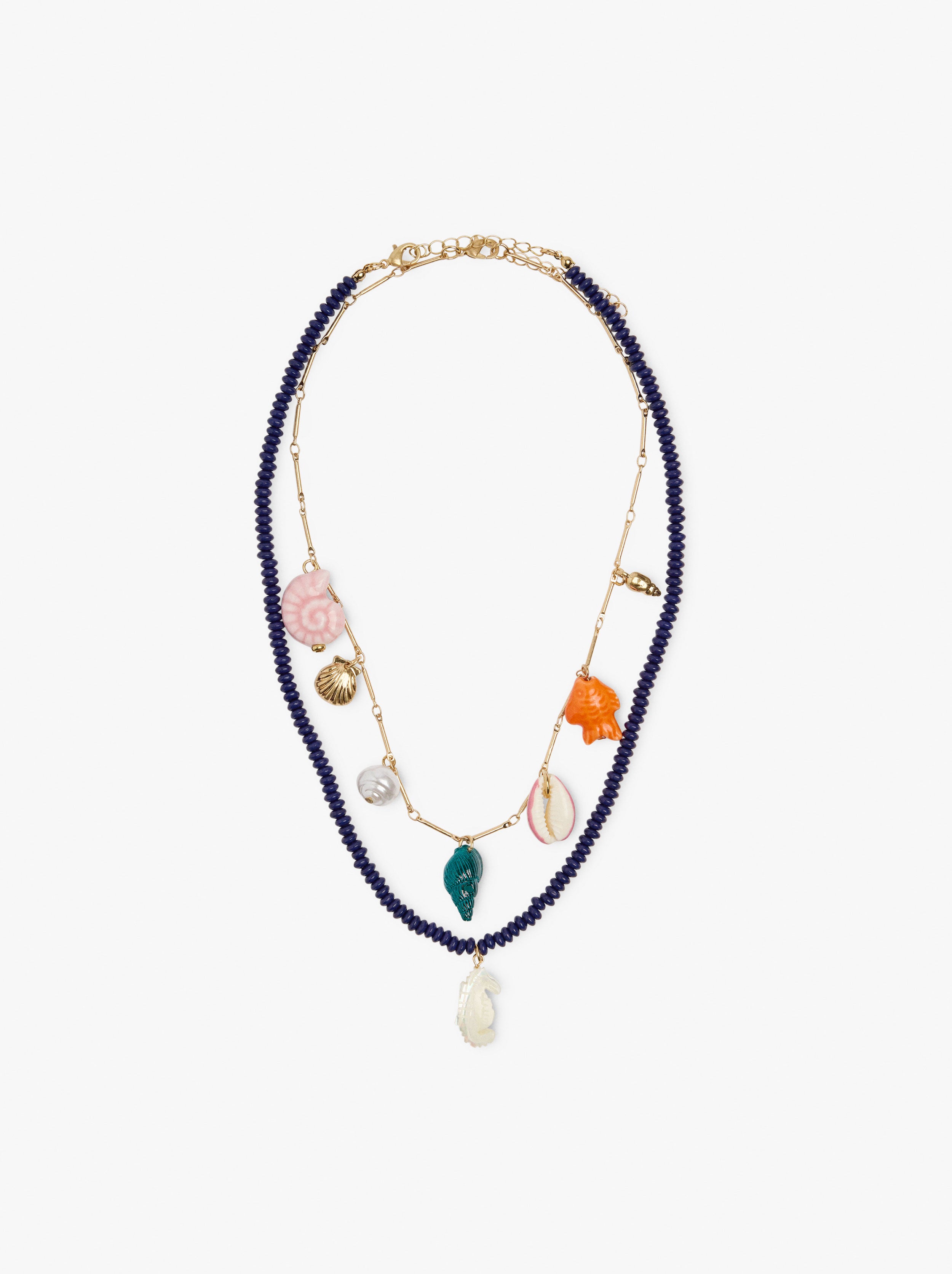 Set De Collares Con Motivos Marinos