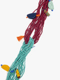 Multicollar Entrelazado De Abalorios De Vidrio