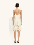 Vestido Fluido De Tirantes Con Borlas