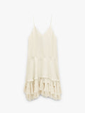 Vestido Fluido De Tirantes Con Borlas
