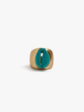 Anillo Con Concha Esmaltada