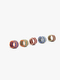 Set De Anillos Con Abalorios De Vidrio