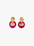 Pendientes Redondos Con Conchas