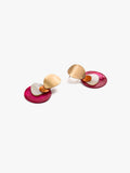Pendientes Redondos Con Conchas