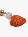 Pendientes Con Conchas Y Perlas