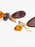 Pendientes Asimétricos Con Máscaras