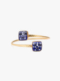 Pulsera Cruzada Con Cuadros