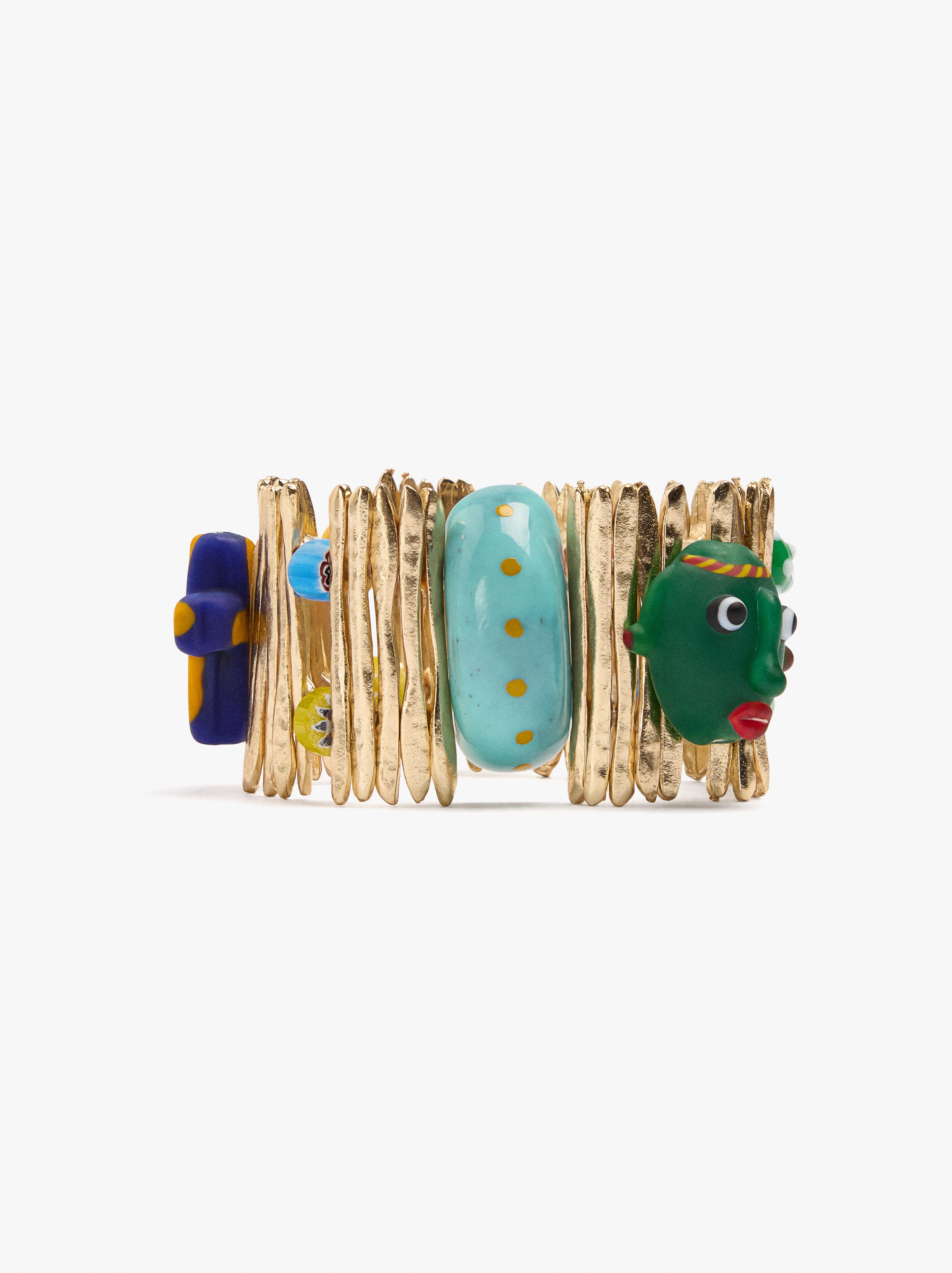 Pulsera Elástica De Barras Con Máscaras