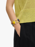 Pulsera Elástica De Barras Con Máscaras