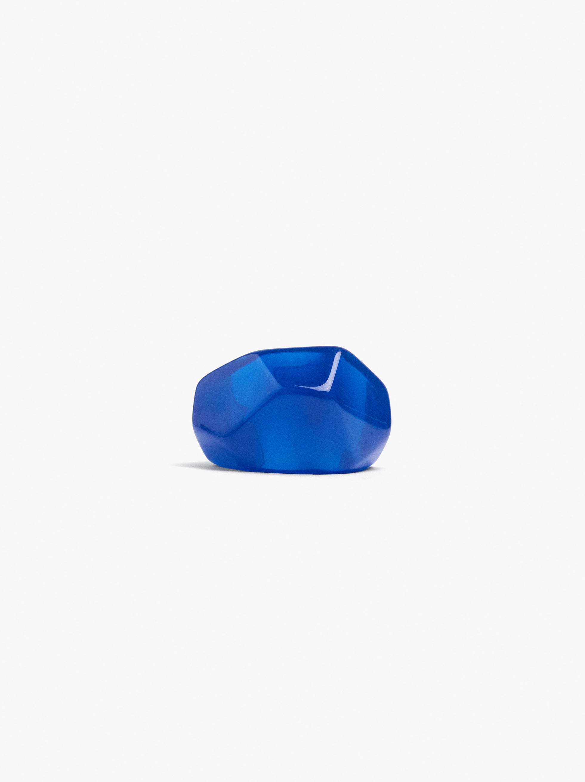 Anillo De Resina Facetado