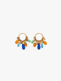 Aros Con Cuentas Multicolor