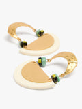 Pendientes Largos Con Semicírculos