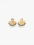 Pendientes Abanico Con Abalorios