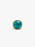 Anillo Media Esfera Efecto Piedra