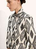 Chaqueta Jacquard Estampado De Rombos