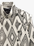 Chaqueta Jacquard Estampado De Rombos
