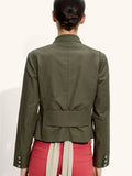 Chaqueta Con Botones 100% Algodón