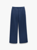 Pantalón Recto Con Bolsillo 100% Algodón