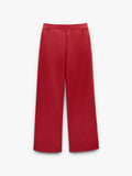 Pantalón Recto Con Bolsillo 100% Algodón
