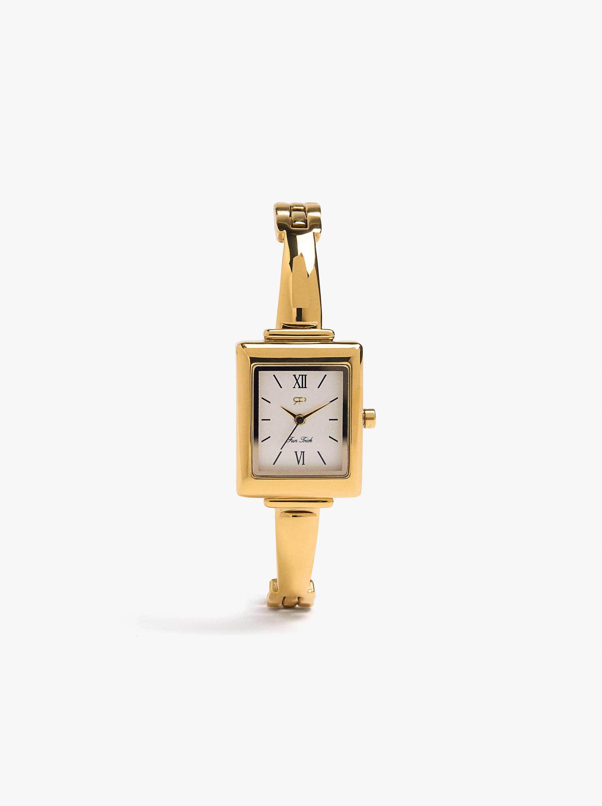 Reloj Cuadrado Con Pulsera De Acero Inoxidable