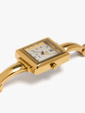 Reloj Cuadrado Con Pulsera De Acero Inoxidable