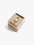 Reloj Cuadrado Con Pulsera De Acero Inoxidable