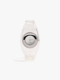 Reloj Redondo Con Pulsera Transparente
