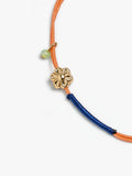 Pulsera Ajustable Con Charm De Flor