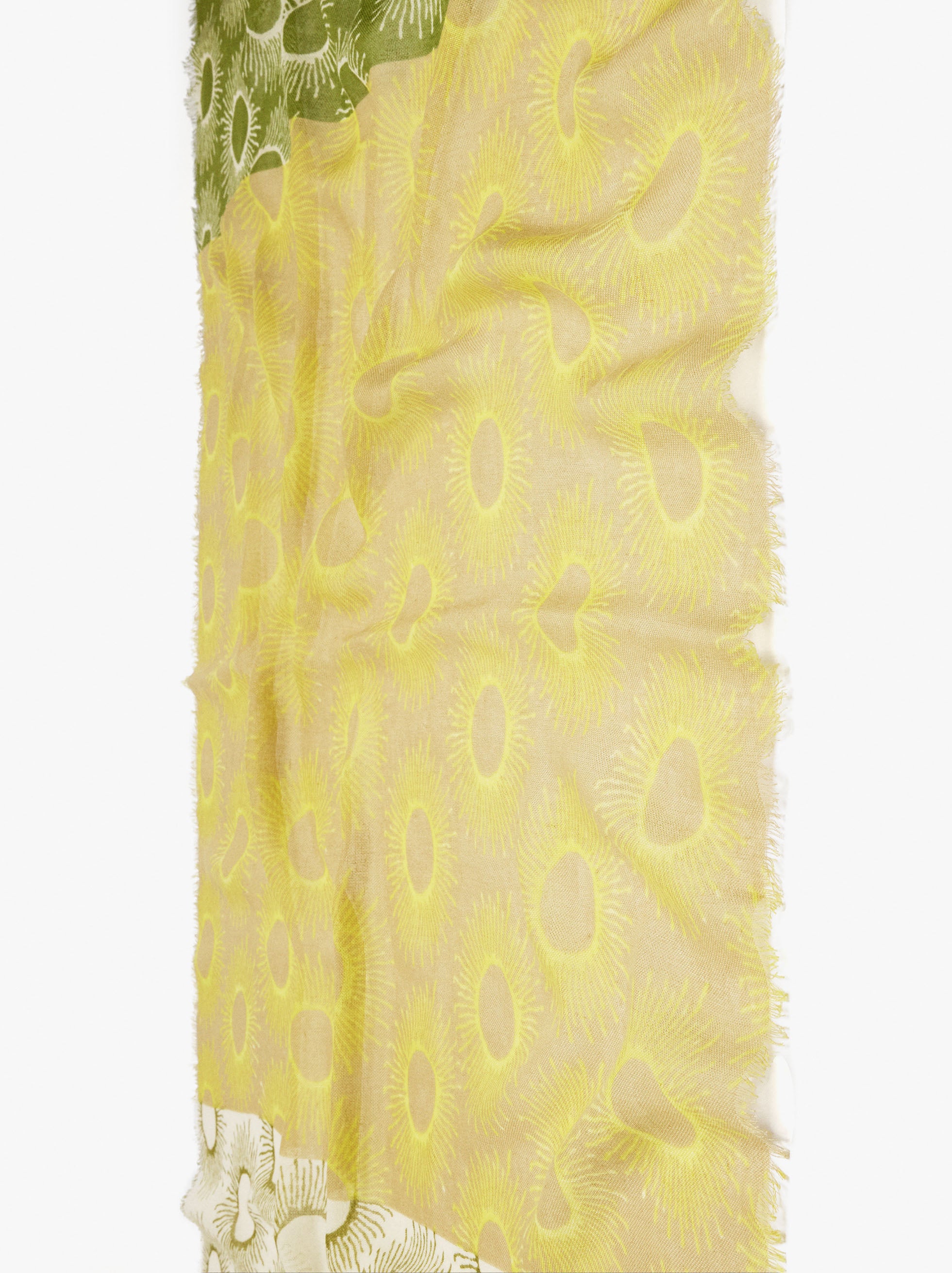 Pañuelo Estampado Con Lino