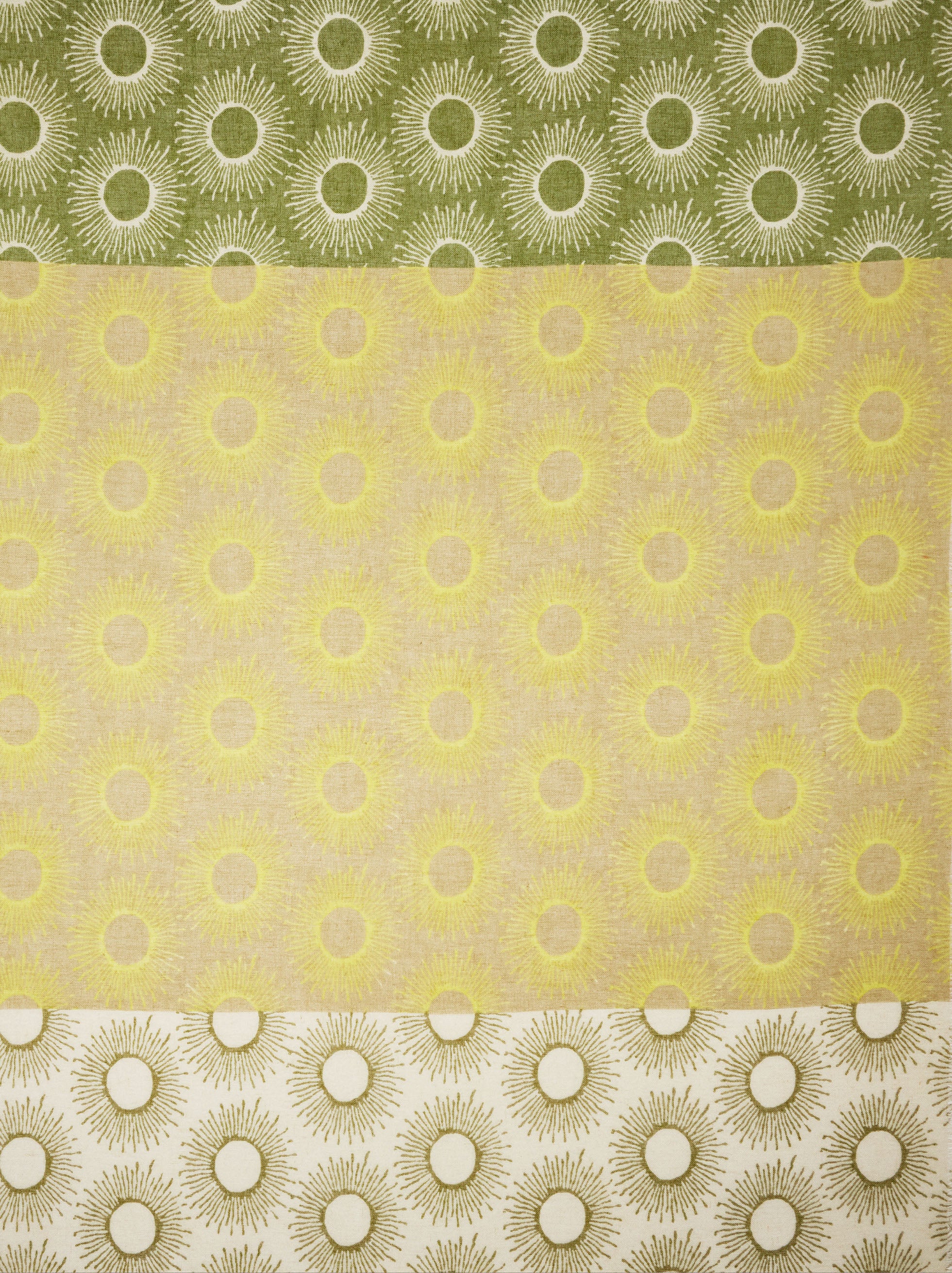 Pañuelo Estampado Con Lino