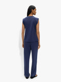 Blusa Lisa Con Pliegues