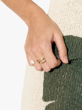 Set De Anillos Con Conchas