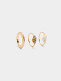 Set De Anillos Con Conchas